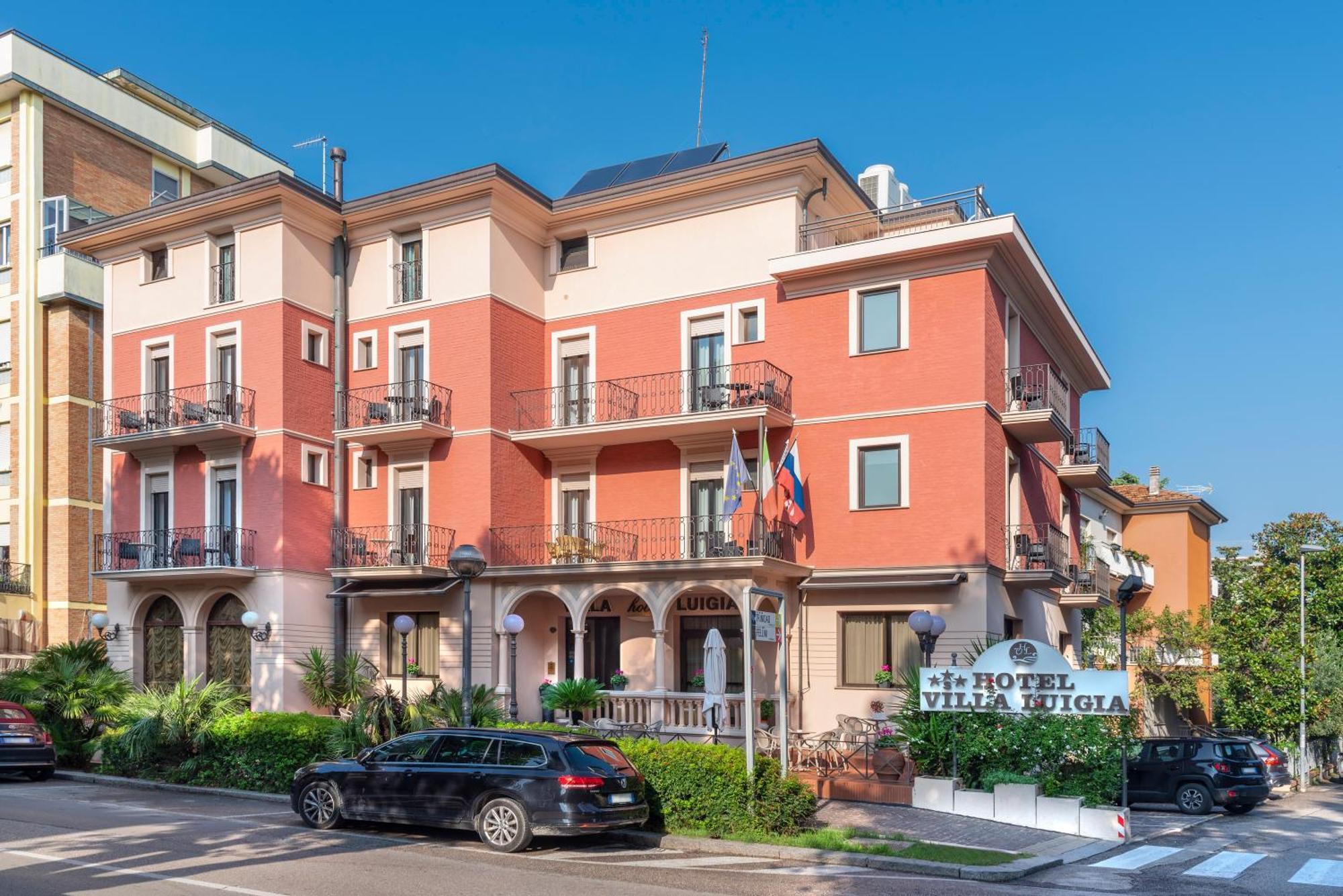Hotel Villa Luigia Rímini Exterior foto